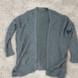 Aerie grey knit cardigan size medium